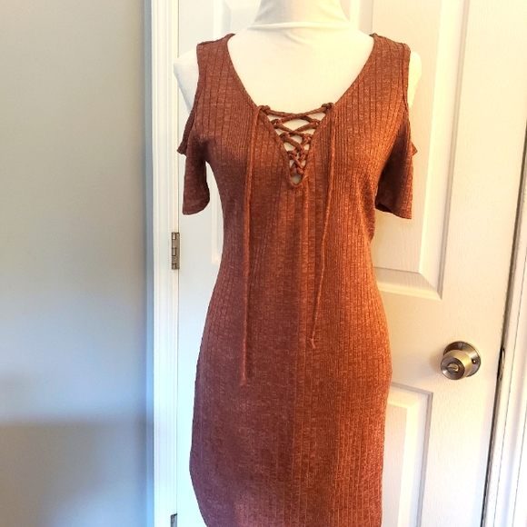 🏝3for$25 Comfy n Cute Knit Dress - Picture 1 of 4